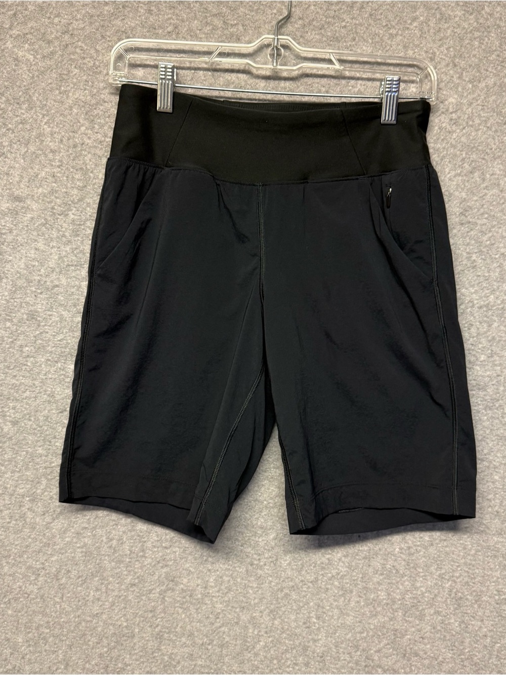 prAna Women's Black Pull On Stretch Athletic Gym Shorts w/ Pockets Size XS